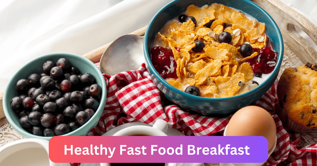 Healthy Fast Food Breakfast