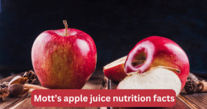 Mott’s apple juice big jug nutrition facts