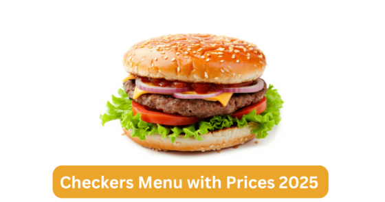 Checkers Menu with Prices 2025